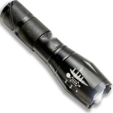 Die Grup Güçlü LED El Feneri, 10W, 5 Mod, Zoom Özellikli