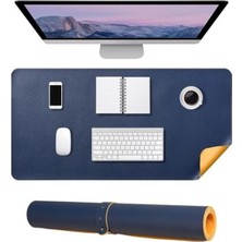 Die Grup 60X30 cm Çift Taraflı Deri Mouse Pad, Kaymaz, Suya Dayanıklı, 2mm Kalınlık
