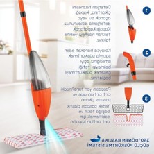 Die Grup Çift Taraflı Kovasız Sprey Mop - Pratik Temizlik ve 360° Dönme