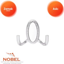 Nobel Seçi̇l Askı, Metal Vestiyer Askısı, Gr, Dolap ve Duvar Askılığı, Krom (Vidalı)