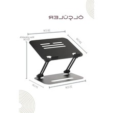 Die Grup Kolay Ayarlanır Katlanabilir Laptop Standı, Metal