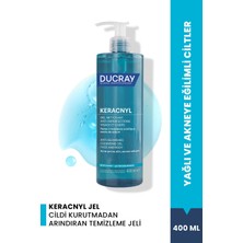 Ducray Keracnyl Yağlı ve Akneye Eğilimli Ciltler için Yüz Temizleme Jeli Arındırıcı Etkili 400 ml