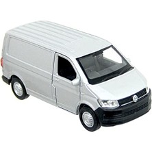 Die Grup 1:38 Ölçekli Kırmızı Minibüs, Volkswagen Transporter T6 Çek Bırak Tasarımı