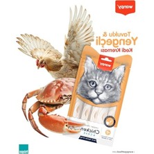 Die Grup Kedi Ödülü, Tavuklu ve Yengeçli Krema, 25 x 14 gr Lezzetli Ikram
