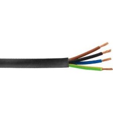Aydın Anadolu Ttr 4*2,5 Kablo H05VV-F Siyah - 7.5 Metre