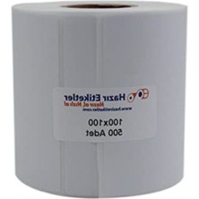 Die Grup 100MM x 100MM Termal Etiket, 500 Adet Rulo
