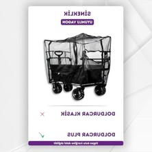 Die Grup Katlanabilir Vagon Arabası Için Sineklik | Tak-Çıkar Özellikli | Hafif ve Nefes Alabilir