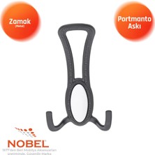 Nobel Seçi̇l Portmanto Askısı, Metal Vestiyer Askısı, 90 Gr, Dolap ve Duvar Askılığı, Matsi̇yah (Vidalı)