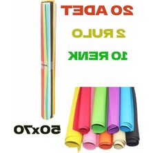 Die Grup Fon Kartonu, 10 Renk ile 50X70 cm Boyutunda 20 Adet
