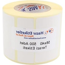 Die Grup Eko Termal Terazi Etiketi - 58MM x 40MM - 500 Adet Ruloda