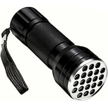 Die Grup Uv Işınları ile Bakteri Temizleme El Feneri - 21 Led, Metal Kasa