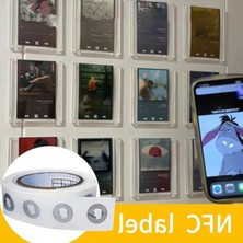 Die Grup 13.56MHZ 144 Bayt Bellek Nfc Etiketler - 20 Adet Yuvarlak