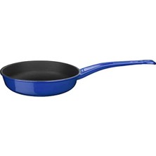 Die Grup Mavi Metal Saplı 24 cm Döküm Kızartma Tavası ile Lezzetli Yemekler Hazırlayın