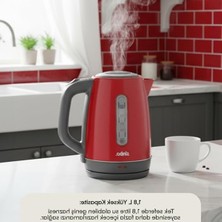 Die Grup Sinbo SK-8031 Su Isıtıcı Kettle – Paslanmaz Çelik, 1.8 L, Inox, Otomatik Kapanma (Kırmızı)