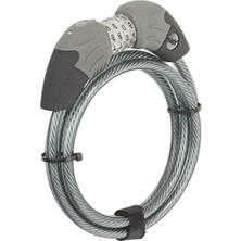 Die Grup Şifreli Kablolu Bisiklet Kilidi - 1800MM Uzunluk ve 10MM Çap