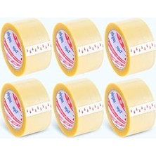 Die Grup 6 Adet 40MM Şeffaf Kolibandı, 100 mt Uzunluğunda