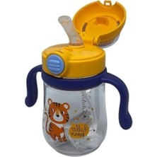 Die Grup 260ML Pipetli Su Matarası - Sevimli Desenler
