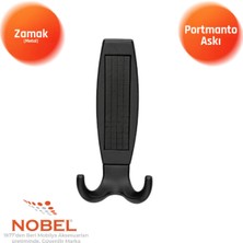 Nobel Eli̇za Portmanto Askısı, Metal Vestiyer Askısı, 208 Gr, Dolap ve Duvar Askılığı, Matsi̇yah (Vidalı)