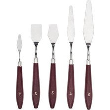 Die Grup 5 Li Set Çelik Spatül, Resim ve Heykel Için Kullanım