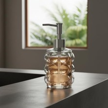 Die Grup Şık Cam Sıvı Sabunluk, 450 ml Kapasite, Banyo ve Mutfak Için