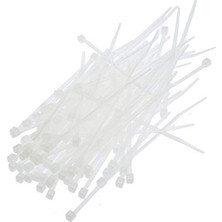 Die Grup Dayanıklı Beyaz Kablo Bağları 100 x 2.5 mm (50 Adet)