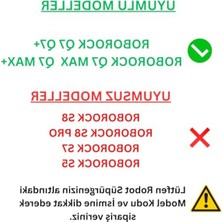 Die Grup Roborock Q7, Q7+, Q7 Max, Q7 Max+ ile Uyumlu 2 Ana Fırça 2 Beyaz Yan Fırça 2 Filtre 2 Mop