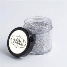Die Grup Gümüş Renkli 10 gr Toz Sim, Glitter ve Sim Seti