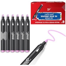 Die Grup Akrilik Markör - Açık Pembe, Yuvarlak Uç