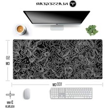 Die Grup 100X50 cm Boyutunda Dikişli Kenarlı Gaming Mouse Pad
