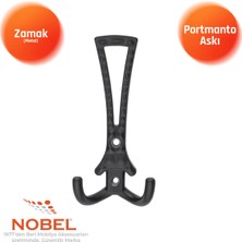 Nobel Enez Portmanto Askısı, Metal Vestiyer Askısı, 53 Gr, Dolap ve Duvar Askılığı, Matsi̇yah (Vidalı)