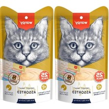 Die Grup Karışık Sıvı Kedi Ödülü, 25 x 14 gr Paket, Lezzetli Atıştırmalık