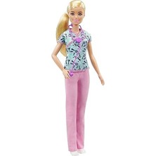Die Grup Barbie Hemşire Bebek, Sarı Saçlı Barbie Hemşire Bebek (30,40 Cm), 3 Yaş ve Üzeri Kızlar Için Harika Bir Hediyedir, GTW39