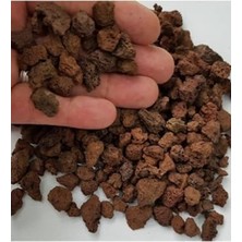 Die Grup Asenya Pomza Taşı 10 Litre 3-8 mm 5 kg Kırmızı Pomza Lav Taşı Volkanik Tüf Dekoratif Ponza Taşı