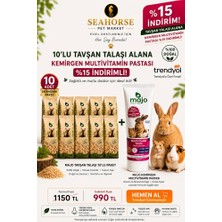 Majo Tavşan Talaşı 10’lu Ekonomik Paket + Kemirgen Multivitamin Pastası | %15 Set