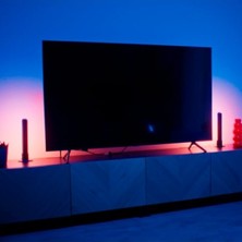 Die Grup Renk Değiştiren Işık Barı - Siyah (30 Cm) - Wi-Fi Kontrol ve Uygulama Desteği