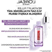 Die Grup L'oreal Paris Revitalift Filler %1.5 Saf Hyaluronik Asit Içeren Kırışıklık Karşıtı Serum 30 ml