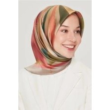 Armine Nostalji Serisi %100 Twill Ipek Eşarp 8507D 05