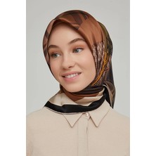 Armine Nostalji Serisi %100 Twill Ipek Eşarp 8620D 38