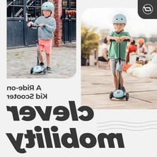 Die Grup Turkuaz Renkli LED Tekerlekli Çocuk Scooter, Scoot And Ride Highwaykick 3