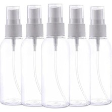 Die Grup Şeffaf Sprey Şişesi Seti, 5’li, 100 ml Kapasiteli