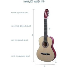 Die Grup Sap Ayarlı Doğal Renkli Klasik Gitar Seti 4/4 Yetişkin Boy
