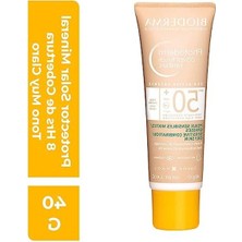 Die Grup 40 ml Renkli Güneş Kremi, SPF50+ Koruma ile Yağlı Ciltler Için Uygun