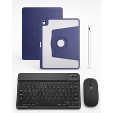 Five-E Apple iPad Air 4/ Air 5 (10.9 Inc) Termix Combo Türkçe Klavyeli Tablet Dönebilen Kılıf Seti -Mouse Kalem Dahil