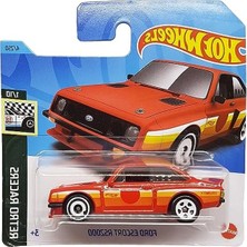Die Grup Hot Wheels - Ford RS2000 - Retro Racers 1/10 - HKJ77 - Short Card - Kırmızı - Mattel 2023