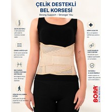 Bora Çelik Balenli Bel Korsesi – Güçlü Bel Desteği ve Dik Duruş Korsesi
