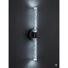 Backhome Bubbleflux Large 51 cm Modern Tasarım LED Aplik - Duvar Lambası - Antrasit Gri -  Elektrikli - Beyaz LED