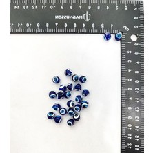 Die Grup 100 Adet 8 mm Nazar Boncuğu - Akrilik Malzeme