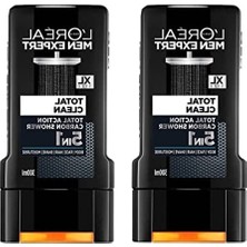 Die Grup Men Expert 5'i 1 Arada Duş Jeli 2 x 300 ml Kömürlü