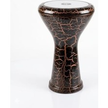 Die Grup Turuncu Çatlak Desenli Darbuka - 22 cm Çapında