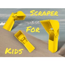 Besa 3D BESA3D Çocuklar Için Plaj Küreği Kepçe Şeklinde 001 Sarı